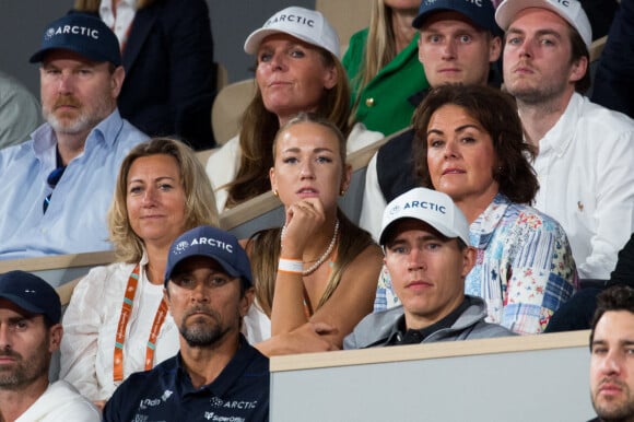 Maria Galligani, compagne de Casper Ruud - Célébrités dans les tribunes des internationaux de France de Roland Garros à Paris le 1er juin 2022.