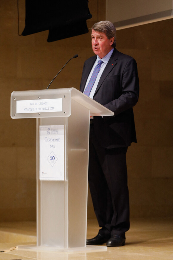 Exclusif - Xavier Darcos - 10e cérémonie du prix de l'audace artistique et culturelle à l'auditorium de l'institut de France à Paris, le 30 mai 2022. © Christophe Clovis / Bestimage