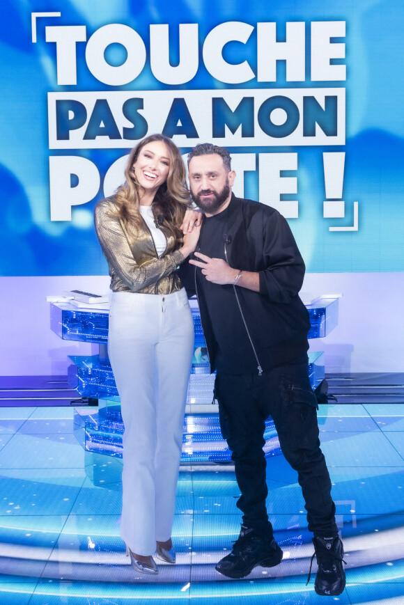 Exclusif - Delphine Wespiser, Cyril Hanouna - Enregistrement de l'émission "Touche Pas à Mon Poste (TPMP)", diffusée en direct sur C8 le 31 mars © Jack Tribeca / Bestimage 