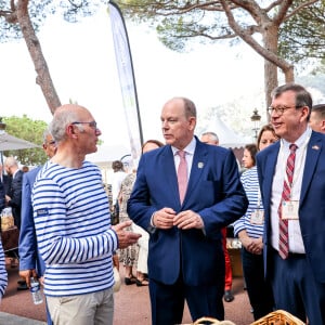 Le prince Albert II à la fête des Fiefs 3ème rencontre des sites historiques Grimaldi de Monaco, le 4 juin 2022. © Claudia Albuquerque/Bestimage