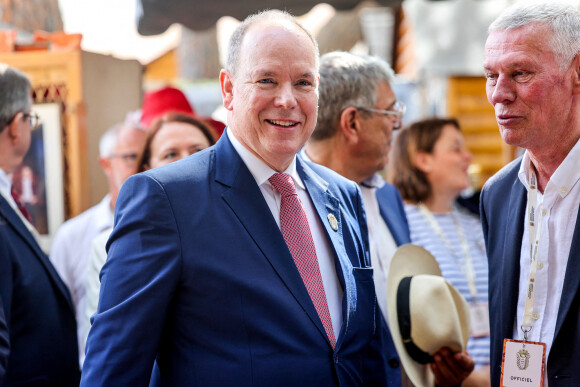 Le prince Albert II à la fête des Fiefs 3ème rencontre des sites historiques Grimaldi de Monaco, le 4 juin 2022. © Claudia Albuquerque/Bestimage