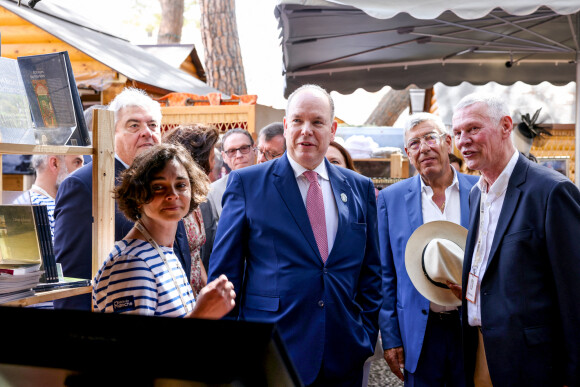 Le prince Albert II à la fête des Fiefs 3ème rencontre des sites historiques Grimaldi de Monaco, le 4 juin 2022. © Claudia Albuquerque/Bestimage