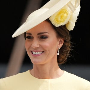 Kate Middleton - Sortie de la messe du jubilé, célébrée à la cathédrale Saint-Paul de Londres.