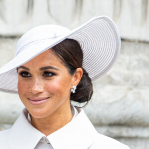 Meghan Markle - Messe du jubilé, célébrée à la cathédrale Saint-Paul de Londres, le 3 juin 2022.