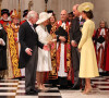 Le prince William, Kate Middleton, le prince Charles et Camilla Parker Bowles - Messe célébrée à la cathédrale Saint-Paul de Londres, dans le cadre du jubilé de platine de la reine Elizabeth II. Londres, le 3 juin 2022.