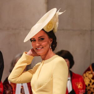 Kate Middleton - Messe célébrée à la cathédrale Saint-Paul de Londres, dans le cadre du jubilé de platine de la reine Elizabeth II. Londres, le 3 juin 2022.