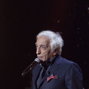 Exclusif - Gérard Darmon - Hommage à Charles Aznavour lors de l'émission "Monsieur Aznavour", diffusée sur C8. Le 3 octobre 2019 © Jack Tribeca / Bestimage 
