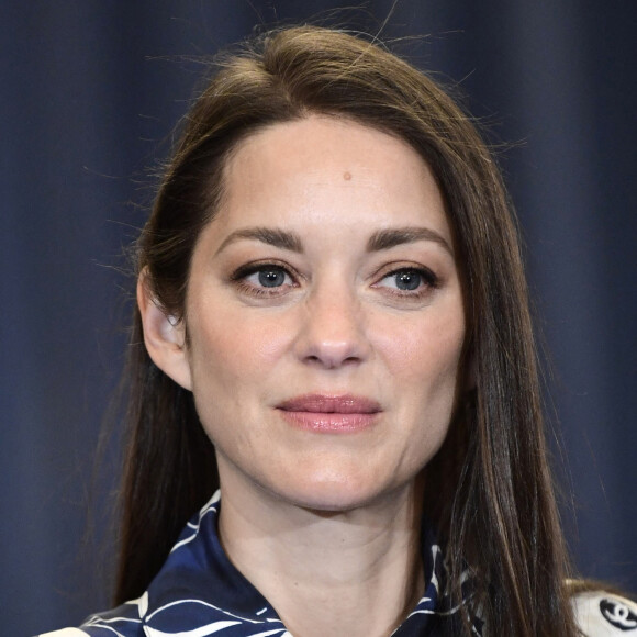 Marion Cotillard lors de la présentation de la pièce "Jeanne d'Arc au bûcher" au théâtre Royal à Madrid. Les responsables du Théâtre Royal de Madrid ont décidé de confier à Marion Cotillard le rôle principal de Jeanne d'Arc au bûcher, l'oratorio d'Arthur Honegger. L'actrice oscarisée, appelée en remplacement d'une comédienne espagnole. 