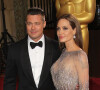 Angelina Jolie et Brad Pitt - 86e cérémonie des Oscars à Hollywood