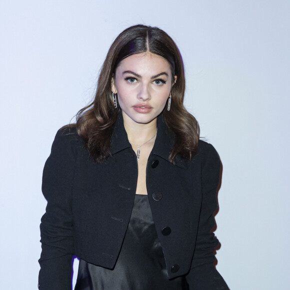 Thylane Blondeau (bijoux Messika) - Dîner de gala de l'association AEM (Un Avenir pour les Enfants du Monde) au bénéfice des enfants du Rwanda organisé par B.Djian au Pavillon Ledoyen à Paris, France, le 12 décembre 2019. Chaque année avant les fêtes, B.Djian mobilise la mode, le temps d'un dîner caritatif au profit des enfants du Rwanda. La directrice de la rédaction de Numéro Magazine associe à la cause de l'association AEM, les grandes maisons de couture française. © Olivier Borde/Bestimage 