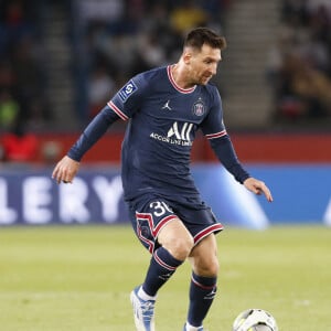 Lionel Messi (PSG) - Match de football de ligue 1 Uber Eats entre le Paris St Germain et Troyes (2-2) à Parisle 8 mai 2022.