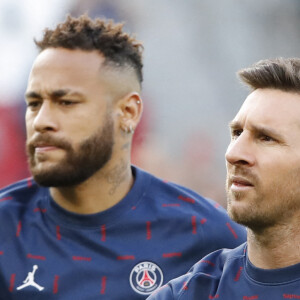 Lionel Messi (PSG) - Neymar (PSG) - Match de football de ligue 1 Uber Eats entre le Paris St Germain et Troyes (2-2) à Parisle 8 mai 2022.