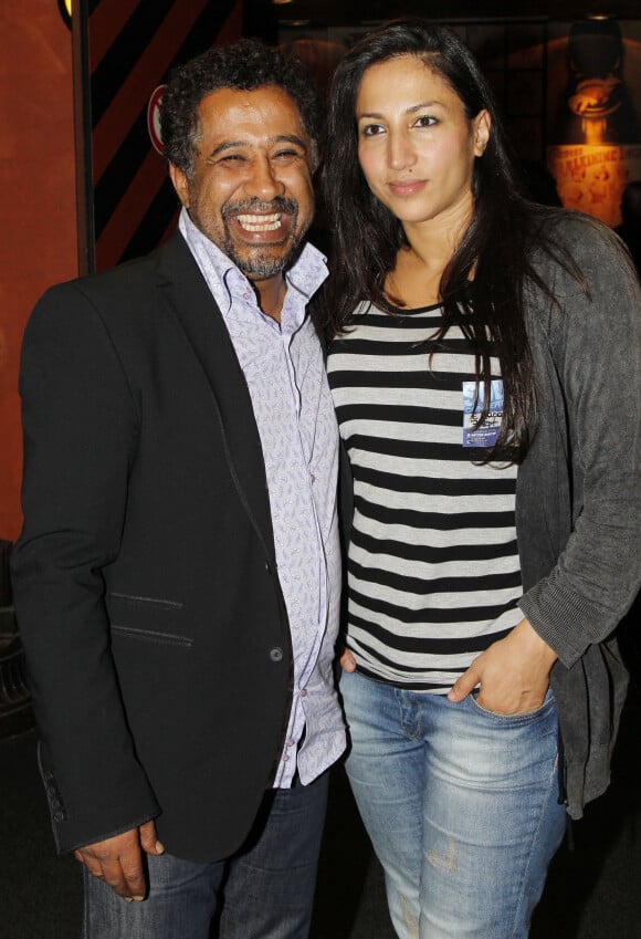 Khaled et sa femme Samira à l'Olympia, en 2012