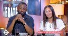 Karole Rocher et Thomas Ngijol sur le plateau de l'émission "C à vous".