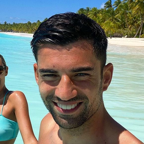 Enzo Zidane et sa fiancée Karen.