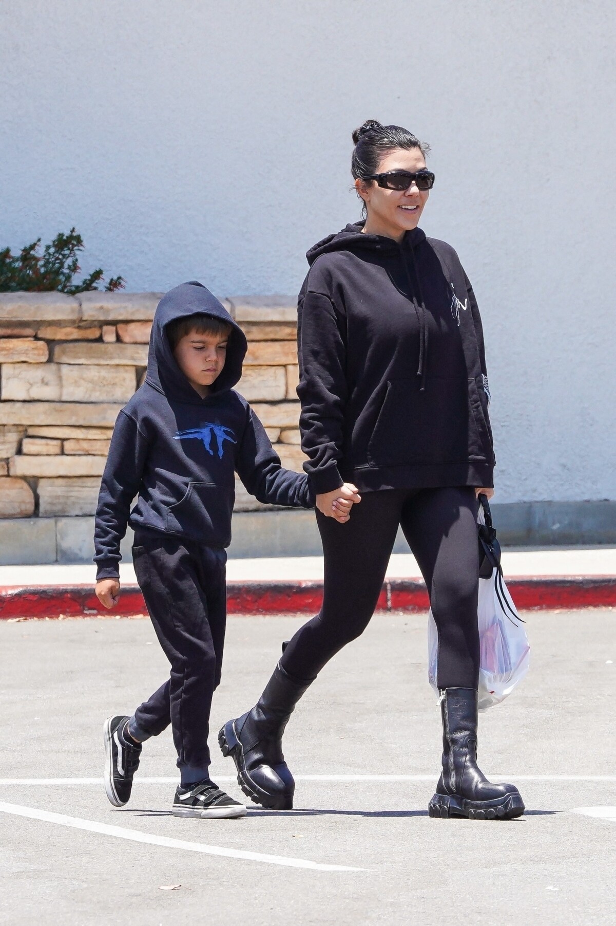 Photo Exclusif Kourtney Kardashian et son fils Reign Aston Disick