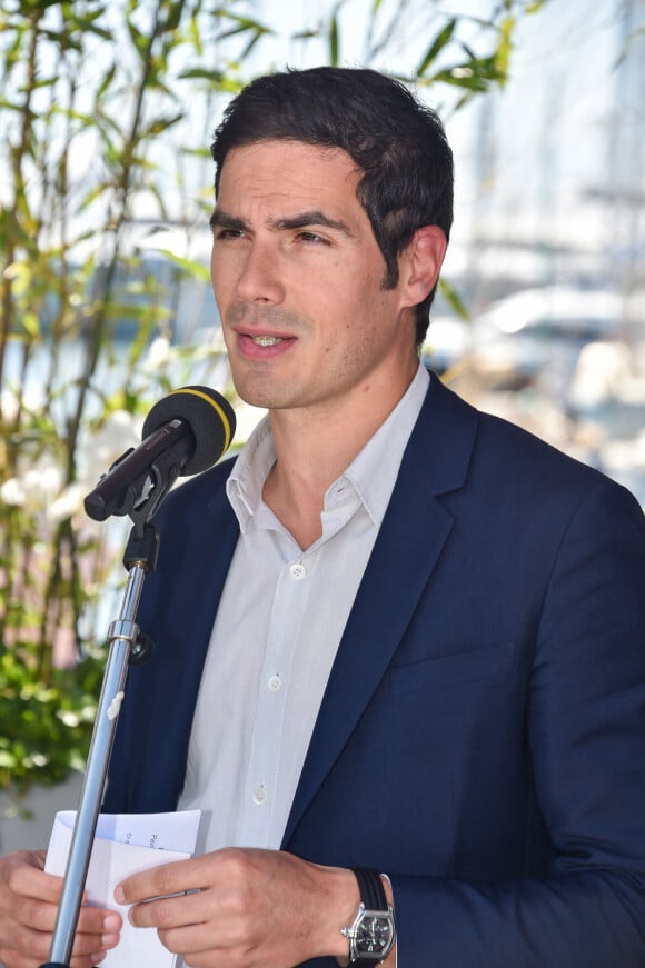 Mathieu Gallet - Remise du prix France culture cinéma sur le Pavillon UniFrance films lors du 68ème festival de Cannes - Marché du film de Cannes. Le 16 mai 2015