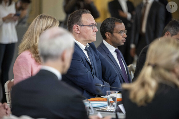 Damien Abad - Premier conseil des ministres au palais de l'Elysée à Paris le 23 mai 2022