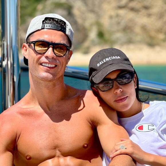 Cristiano Ronaldo et sa compagne Georgina Rodriguez.