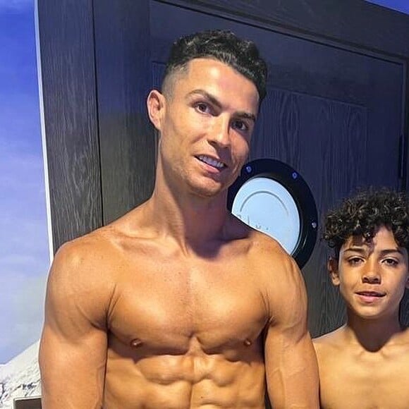 Cristiano Ronaldo et son fils Cristiano Junior.