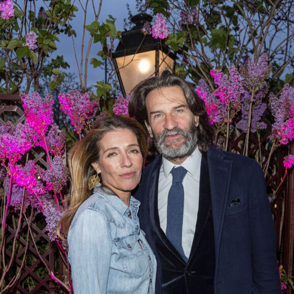 Carole Chrétiennot, Frédéric Beigbeder - Remise du prix littéraire "La Closerie des Lilas" à la Closerie des Lilas à Paris le 12 avril 2022. © Pierre Perusseau/Bestimage