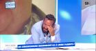 Cyril Hanouna en fou rire sur le palteau de l'émission "Touche pas à mon poste"