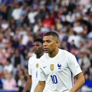 Kylian Mbappé - Match de la 4ème journée de la Ligue des Nations entre la France et la Croatie au Stade de France à Saint-Denis le 13 juin 2022.