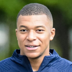 Kylian Mbappé - Entraînement de l'équipe de France au Centre National du Football à Clairefontaine-en-Yvelines.