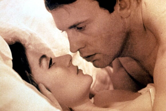 Anouck Aimée et Jean-Louis Trintignant sur le tournage du film "Un homme et une femme" 1966 