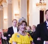 La reine Sonja de Norvège et Le prince Haakon de Norvège lors du dîner de gala pour célébrer le 18ème anniversaire de la princesse Ingrid Alexandra au Palais d'Oslo, Norvège, le 17 juin 2022. © NTB/Zuma Press/Bestimage 