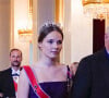 La princesse Ingrid Alexandra de Norvège, Le roi Harald V de Norvège lors du dîner de gala pour célébrer le 18ème anniversaire de la princesse Ingrid Alexandra au Palais d'Oslo, Norvège, le 17 juin 2022. © NTB/Zuma Press/Bestimage 