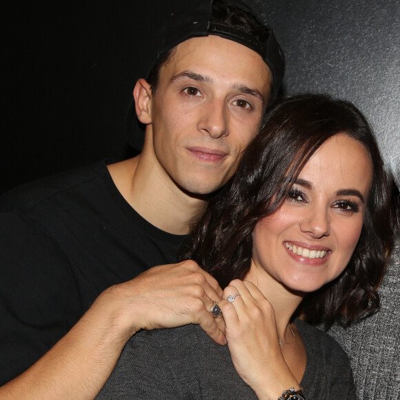 Grégoire Lyonnet et sa femme Alizée à l'Olympia à Paris. © Denis Guignebourg / Bestimage 