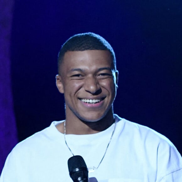 Exclusif - Kylian Mbappé - Soirée du grand gala du "Marrakech du Rire" pour la 10e édition au palais El Badiî à Marrakech, le 18 juin 2022. © Rachid Bellak/Bestimage