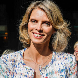 Sylvie Tellier lors du lancement de la 10ème édition de l'opération "Les petits déjeuners du coeur" au café de la Paix à Paris, France, le 15 juin 2022. © Christophe Clovis/Bestimage