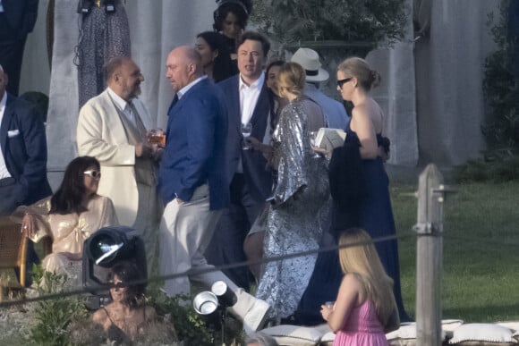 Elon Musk - Mariage d'Ari Emanuel et Sarah Staudinger dans une villa à Saint-Tropez sur la Côte d'Azur, le 28 mai 2022.