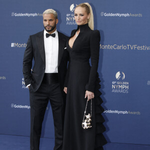 Ricky Whittle et Adriana Karembeu - Cérémonie de clotûre du 61e Festival de Télévision de Monte Carlo, le 21 juin 2022. © Denis Guignebourg/Bestimage