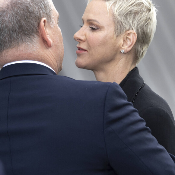 Le prince Albert II de Monaco et la princesse Charlene - Le prince Albert II de Monaco inaugure l'exposition l’exposition "Sailing the Sea of Science, Scientist and explorer. Prince Albert Ier and the early norwegian exploration of Svalbard " au Fram Museum à Oslo le 22 juin 2022.