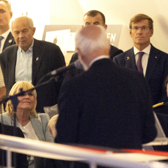 La princesse Gabriella, la princesse Charlene de Monaco, le prince Haakon de Norvège - Le prince Albert II de Monaco inaugure l'exposition l’exposition "Sailing the Sea of Science, Scientist and explorer. Prince Albert Ier and the early norwegian exploration of Svalbard " au Fram Museum à Oslo le 22 juin 2022.