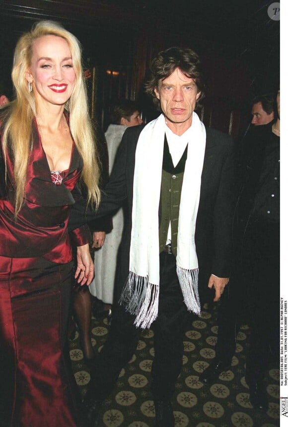 1ERE FILM "LOOKING FOR RICHARD" LONDRES, MICK JAGGER ET JERRY HALL - 1997
