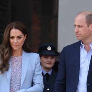 Le prince William, duc de Cambridge, et Catherine (Kate) Middleton, duchesse de Cambridge, visitent le musée Fitzwilliam de l'Université de Cambridge, Royaume Uni, le 23 juin 2022. Le couple princier va découvrir une peinture d'eux-mêmes qui sera révélé au public pour la première fois.