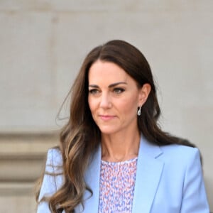 Le prince William, duc de Cambridge, et Catherine (Kate) Middleton, duchesse de Cambridge, visitent le musée Fitzwilliam de l'Université de Cambridge, Royaume Uni, le 23 juin 2022. Le couple princier va découvrir une peinture d'eux-mêmes qui sera révélé au public pour la première fois.