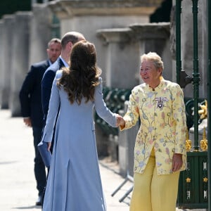 Le prince William, duc de Cambridge, et Catherine (Kate) Middleton, duchesse de Cambridge, visitent le musée Fitzwilliam de l'Université de Cambridge, Royaume Uni, le 23 juin 2022. Le couple princier va découvrir une peinture d'eux-mêmes qui sera révélé au public pour la première fois.