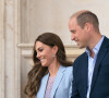 Le prince William, duc de Cambridge, et Catherine (Kate) Middleton, duchesse de Cambridge, visitent le musée Fitzwilliam de l'Université de Cambridge, Royaume Uni
