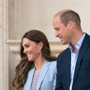 Le prince William, duc de Cambridge, et Catherine (Kate) Middleton, duchesse de Cambridge, visitent le musée Fitzwilliam de l'Université de Cambridge, Royaume Uni