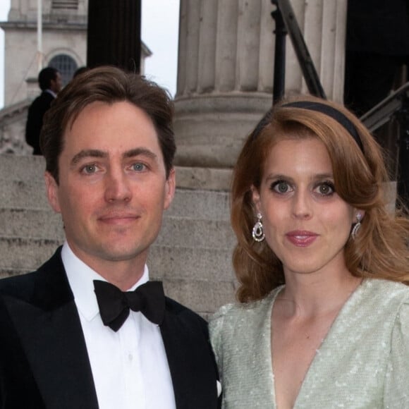 La princesse Beatrice d'York et son mari Edoardo Mapelli Mozzi - Arrivées à la soirée "The Alchemist's Feast" à la National Gallery à Londres. Le 23 juin 2022