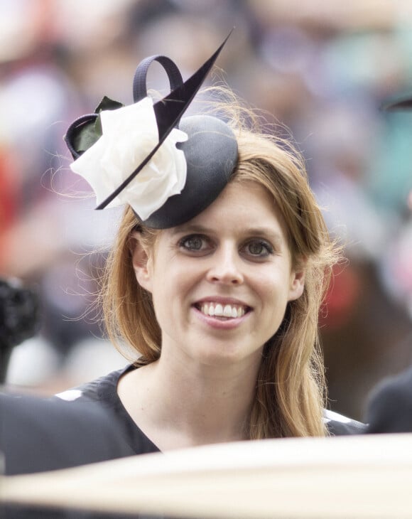 La princesse Beatrice d'York lors du cinquième et dernier jour de la Royal Ascot 2022 à l'hippodrome d'Ascot, Royaume Uni, le 18 juin 2022. 