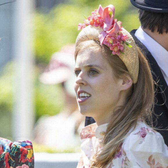 La princesse Beatrice d'York lors du premier jour de la Royal Ascot 2022 à l'hippodrome d'Ascot dans le Berkshire, Royaume Uni, le 14 juin 2022. 