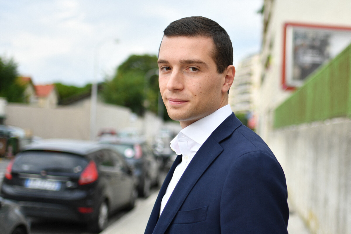 Photo : Jordan Bardella, Président Du Rassemblement National, Député ...