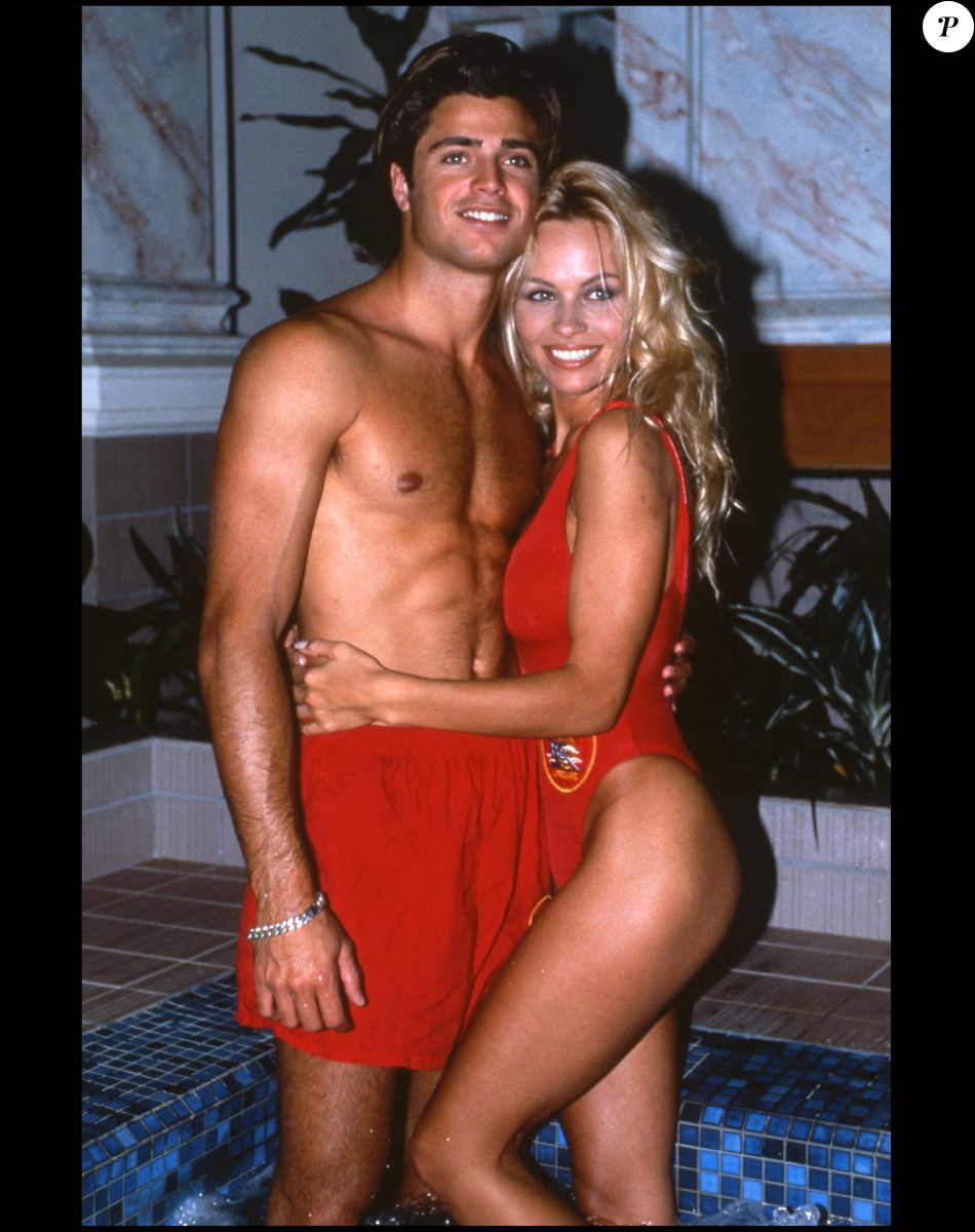 Archives - David Charvet et Pamela Anderson en 1993.