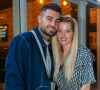 Exclusif - Thibault Garcia et sa femme Jessica Thivenin lors de la soirée " Come Chill with Booba " au bar Le Tube à Dubaï. © Nicolas Briquet / Bestimage 